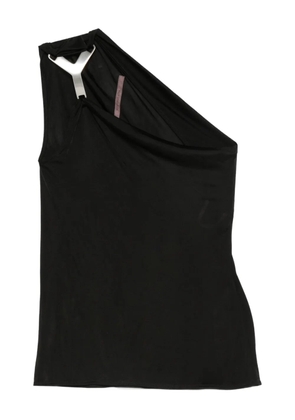 Rick Owens Lilies draped one-shoulder top - Black