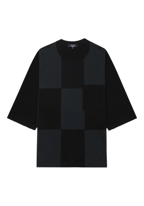 Comme des Garçons Homme check-pattern patch-pocket T-shirt - Black