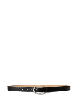 Polo Ralph Lauren stirrup-buckle leather belt - Black