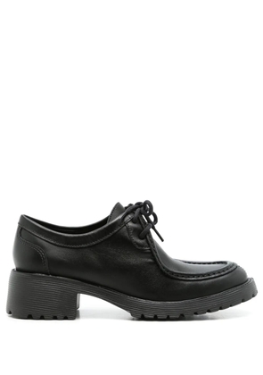 Sarah Chofakian Austine leather oxford shoes - Black