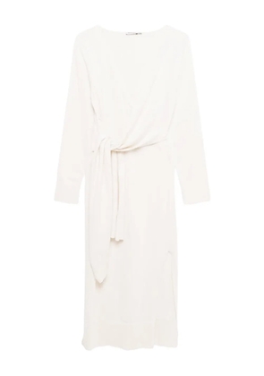 Simkhai Skyla V-neck wrap midi dress - Neutrals