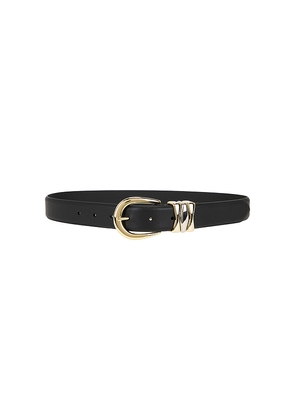 Favorite Daughter The William Split Decision Belt in Black. Size L. Also in M, S, XL, XS.