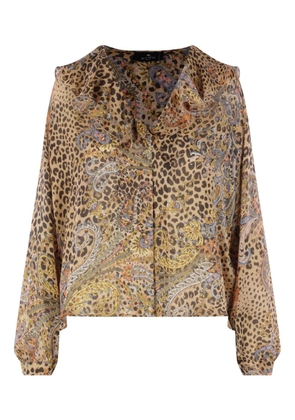ETRO printed silk shirt - Neutrals