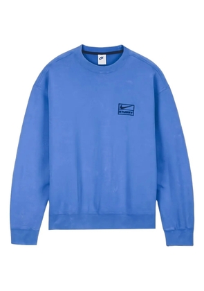Nike acid-wash crew-neck sweatshirt - Blue