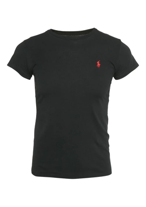 Polo Ralph Lauren embroidered-logo crew-neck T-shirt - Black