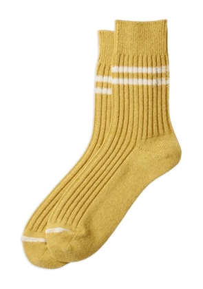RoToTo striped ribbed socks - Yellow