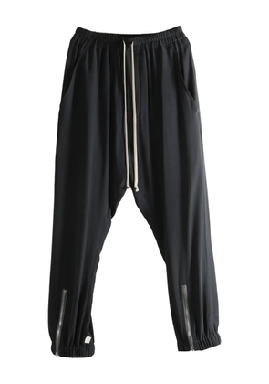 Rick Owens Tecuatl drawstring track pants - Black