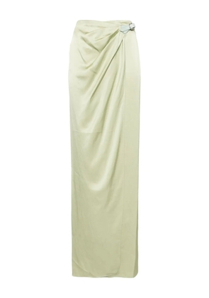 TOM FORD belted wrapped maxi skirt - Green