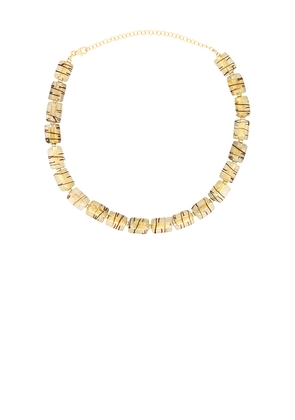 Galley Los Angeles Hydra Necklace in Metallic Gold.