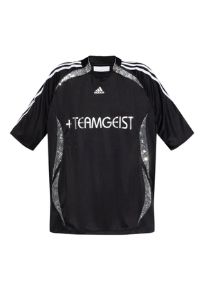 adidas Teamgeist sequin-embellished jersey - Black