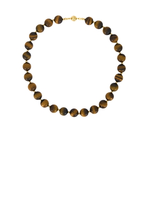 Jennifer Behr Corisande Necklace in Brown.