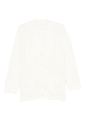 P.A.R.O.S.H. ribbed patch-pocket cardigan - White