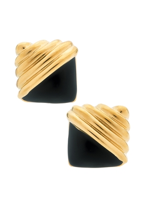 Galley Los Angeles Jane Earring in Metallic Gold.