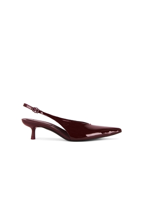 SIMKHAI Sylvie Slingback Heel in Burgundy. Size 36. Also in 37, 38, 39, 40.