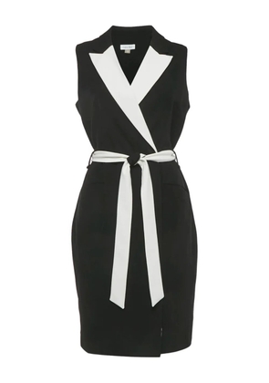 Calvin Klein Vintage sleeveless belted mini dress - Black