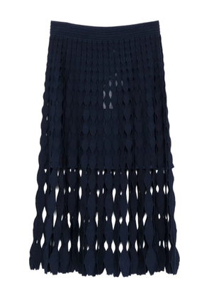 Simkhai cut-out knit skirt - Blue