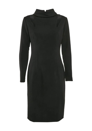 Gianfranco Ferré Pre-Owned cotton mock-collar dress - Black