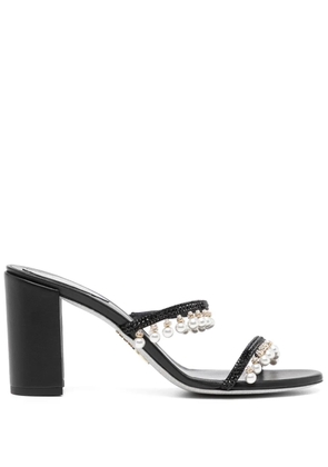 René Caovilla slip-on style sandals - Black