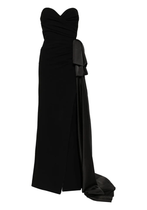 Saiid Kobeisy strapless long dress - Black