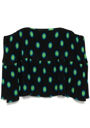 MM6 Maison Margiela pleated blouse - Black