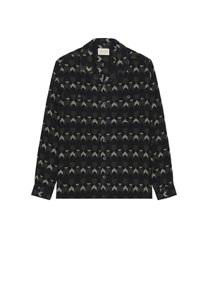 Far Afield Hiro Overshirt in Dark Green. Size M. Also in S.