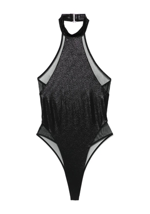 Maison Close Minuit halterneck swimsuit - Black