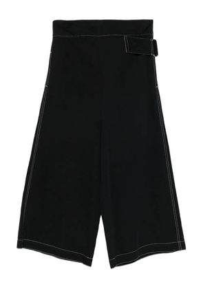 Yohji Yamamoto Pre-Owned 2000s buckled high-waisted trousers - Black