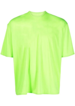 Sunnei slogan-print jersey T-shirt - Green