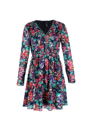 Jason Wu multicolour v-neck dress - Blue