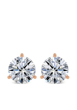 Tilla 14K rose gold diamond stud earrings