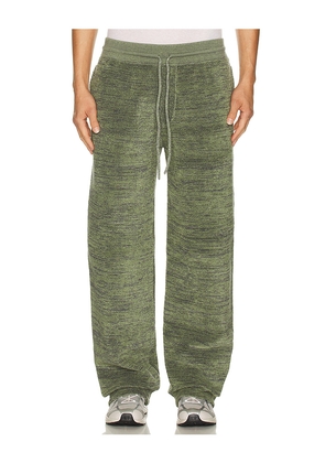 ISA BOULDER Boucle Pants in Green. Size L. Also in M, S, XL/1X.