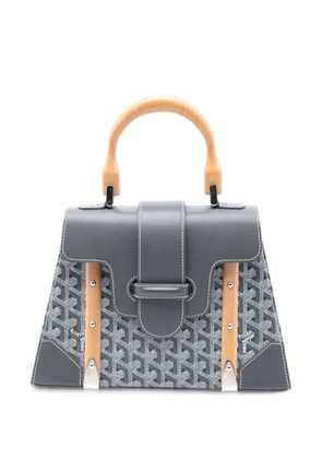 Goyard Pre-Owned 2015 Goyardine Saigon Structured PM satchel - Grey