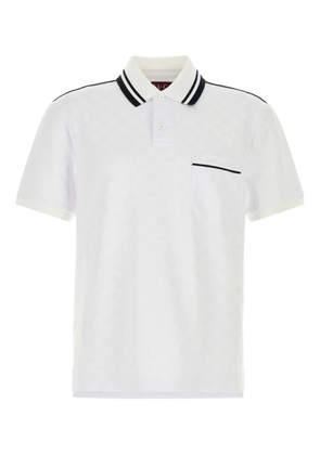 Gucci GG-jacquard polo shirt - White