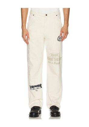 Honor The Gift Banner Jean in Cream. Size 30. Also in 38.