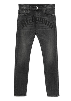 John Richmond logo-print jeans - Black