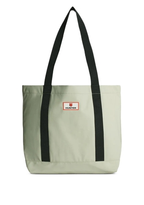 Maison Kitsuné x Hunter logo-patch tote bag - Green