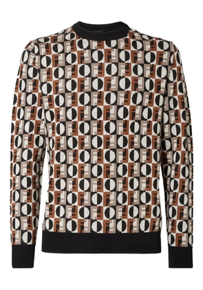 FENDI patterned sweater - Brown