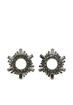 Amina Muaddi Begum earrings - Grey