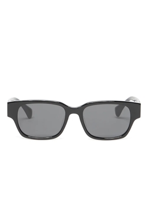 A BATHING APE® rectangle-frame logo.detail sunglasses - Black