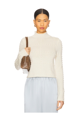 Guest In Residence Popcorn Top in Cream. Size M. Also in S, XS.