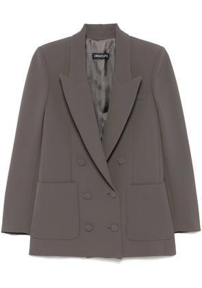 DRHOPE double-breasted blazer - Grey