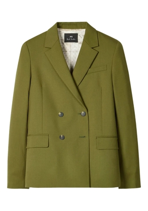 PS Paul Smith double-breasted button blazer - Green