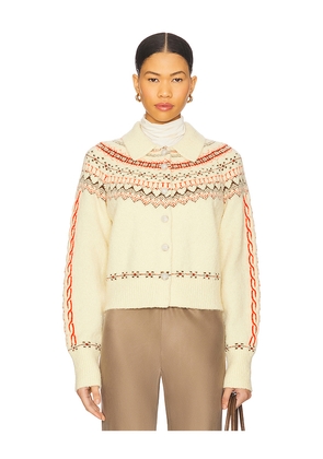 Guest In Residence Cloud Chalet Cardigan in Cream. Size M. Also in S, XS.