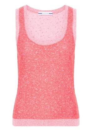 Jacob Cohën speckle-knit tank top - Red