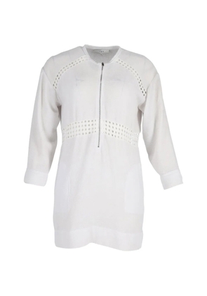 IRO perforated-detail mini dress - White