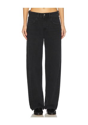 Icon Denim Bea Wide Leg Jeans in Black. Size 23. Also in 25, 27, 28, 29, 30.