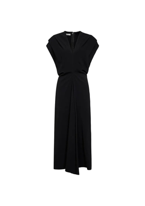 Co V-neck midi dress - Black