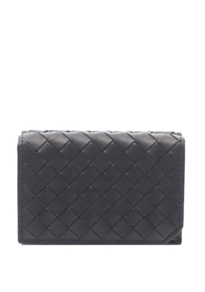 Bottega Veneta Pre-Owned 2012-2025 Leather Intrecciato Wallet small wallets - Black