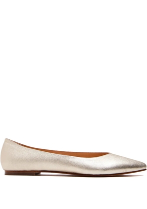HOUSE OF BALLERINAS Diane pointed-toe ballet flats - Gold