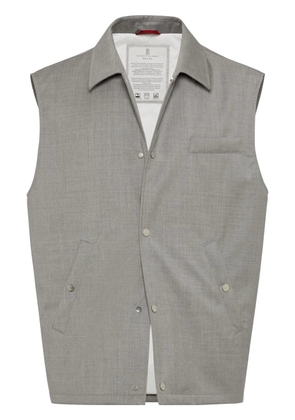 Brunello Cucinelli padded gilet - Grey